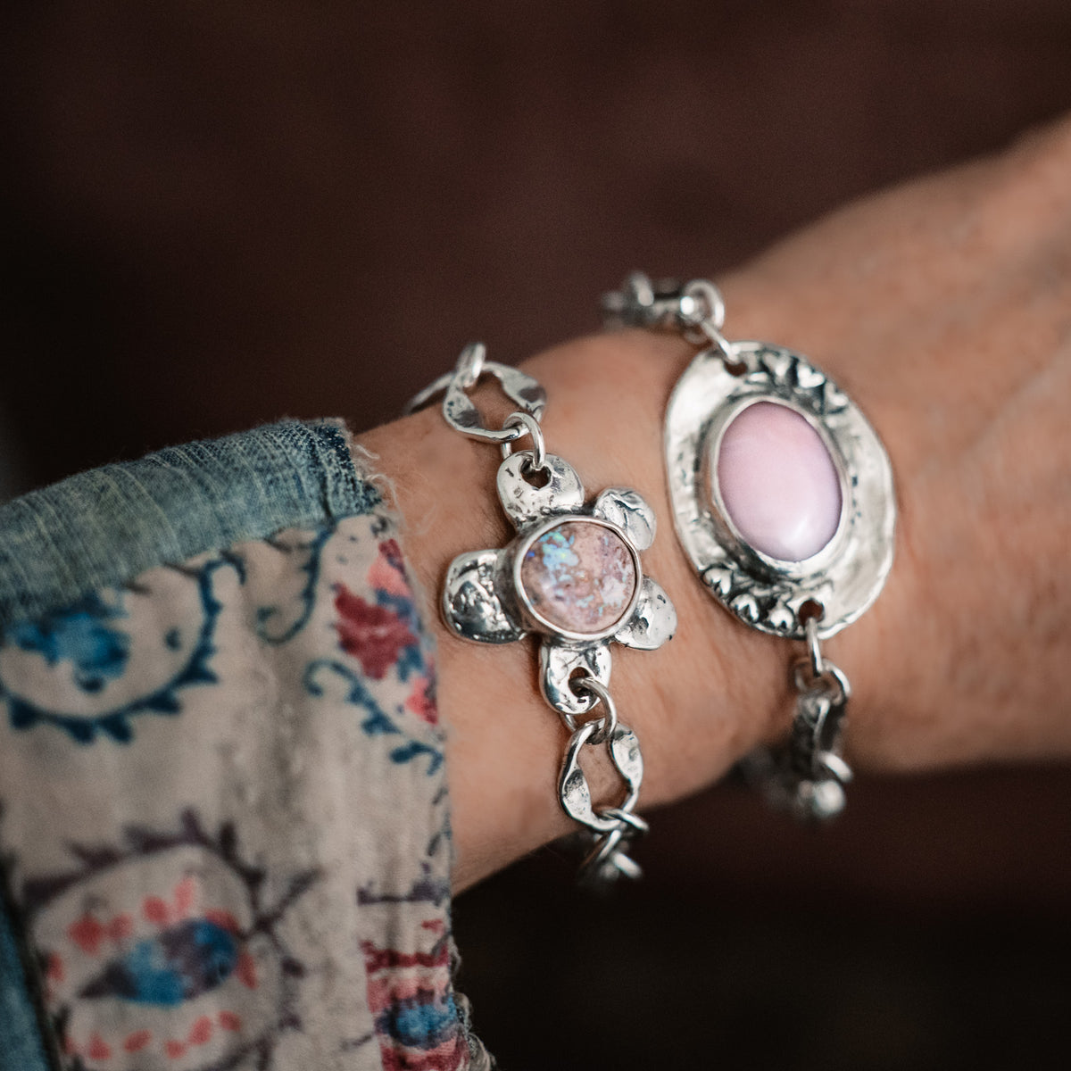 Waking Dream Pink Opal Bracelet