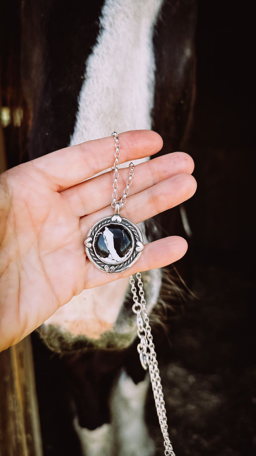 Find Your True North White Buffalo Necklace