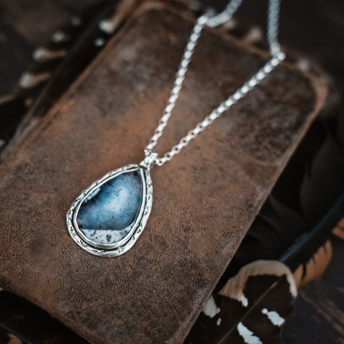 Shadow Moon Opal Necklace