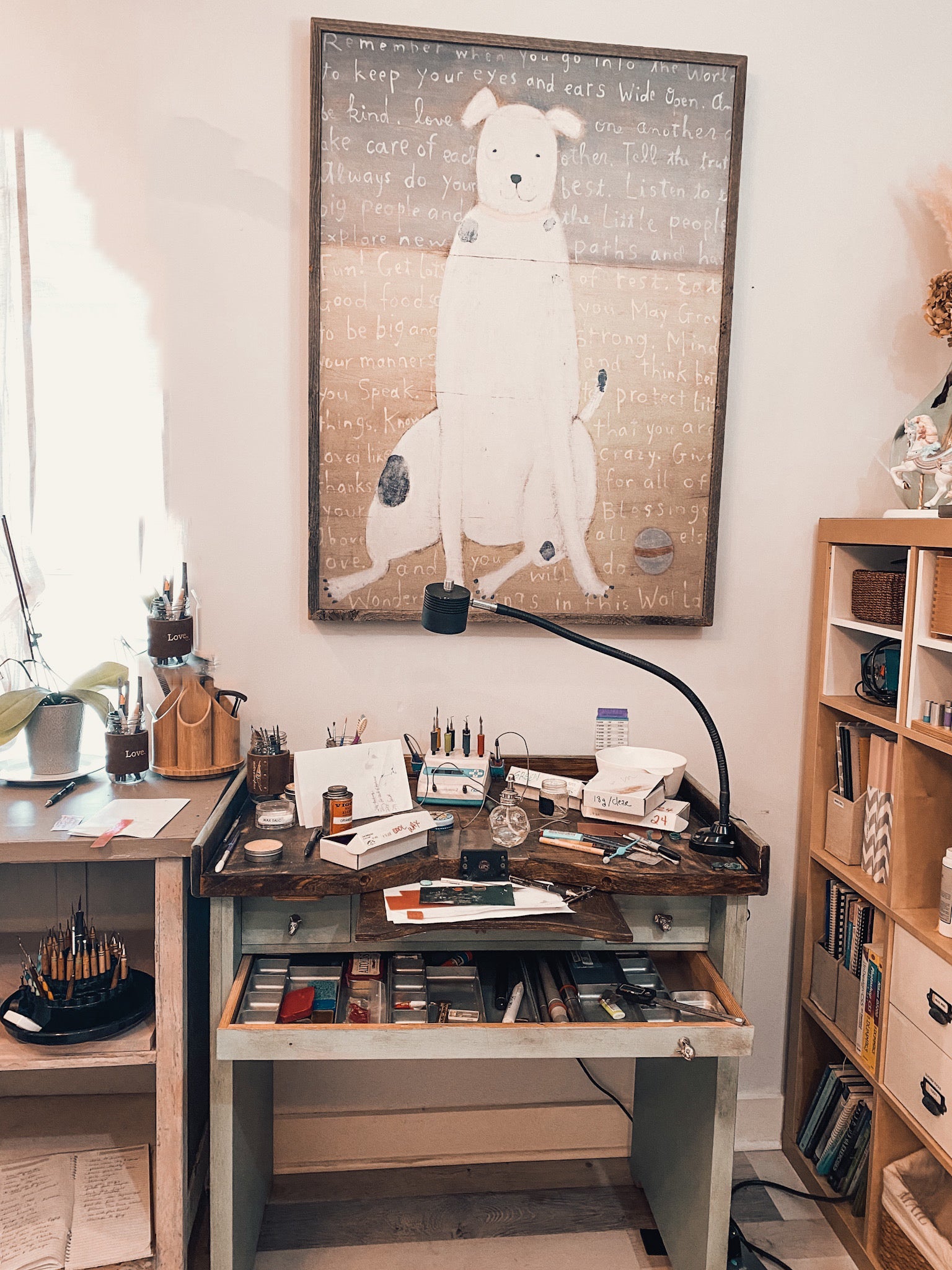 my first jewelry bench