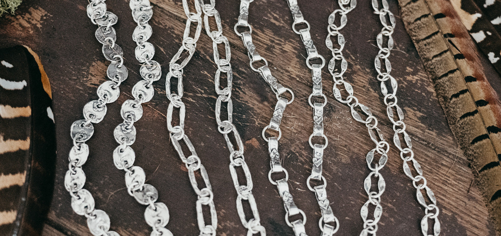 chunky silver chains