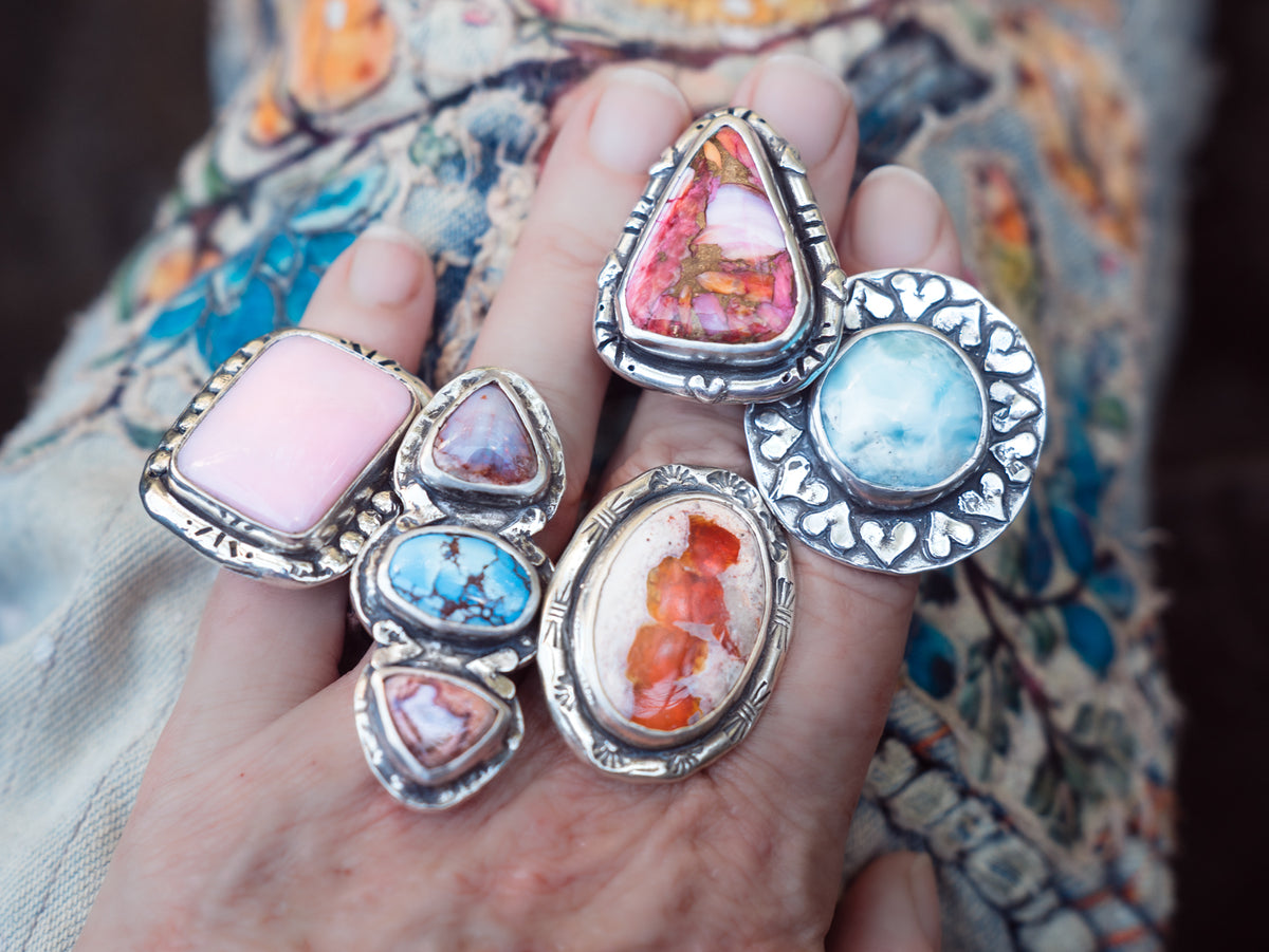 Soul Afire Fire Opal Ring - adjusted to your size