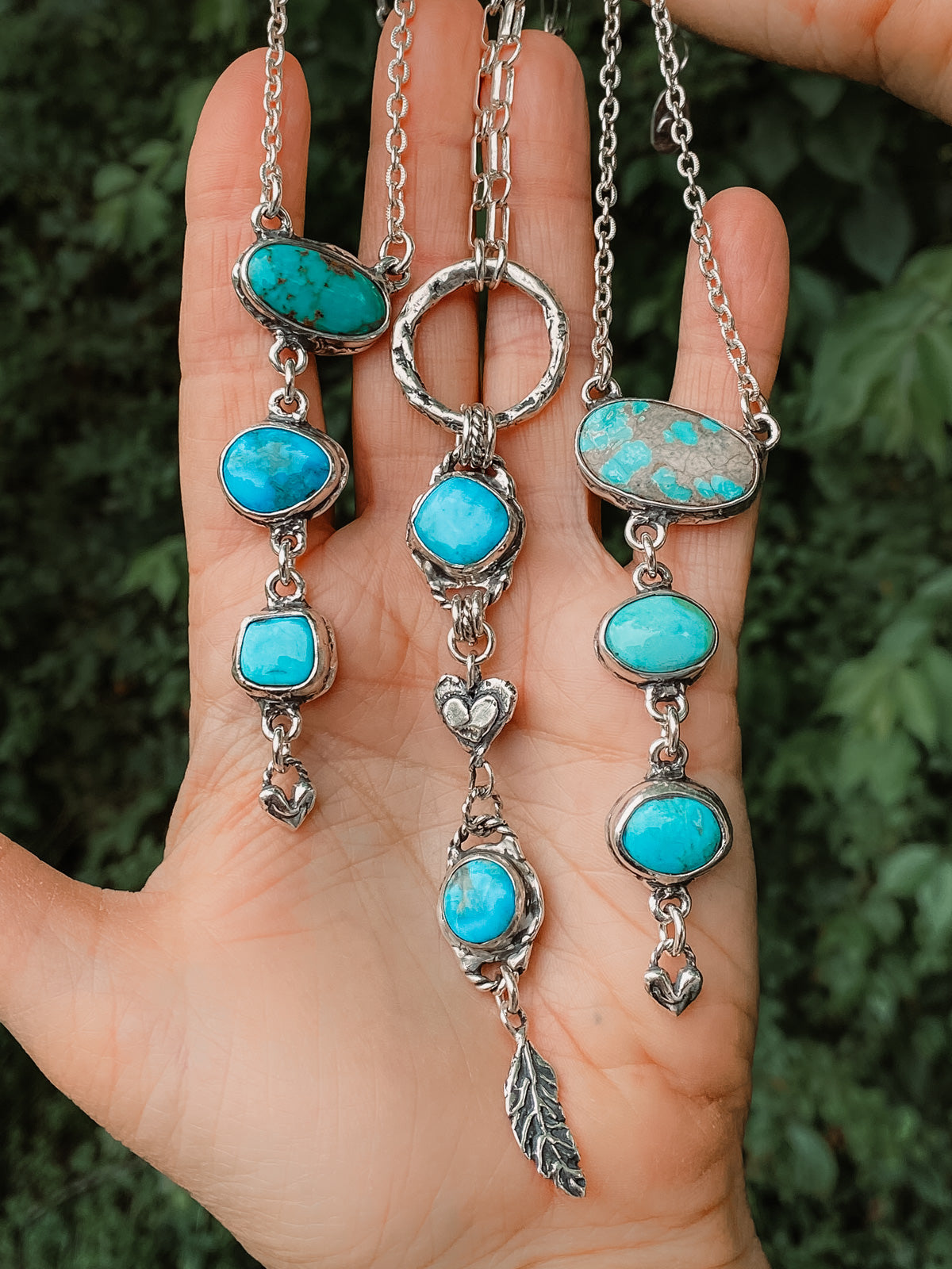 Stepping Stone Kingman Turquoise Necklace