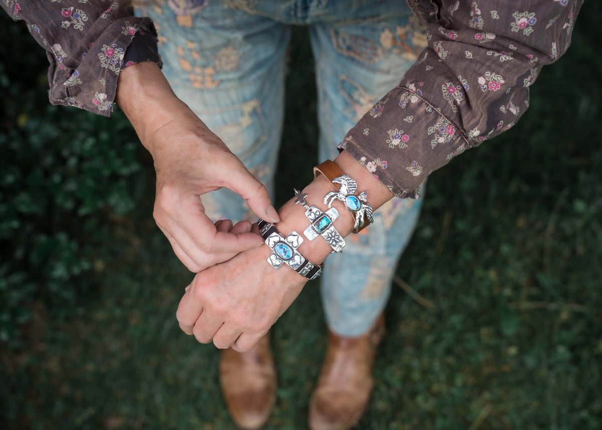 Faith Lights The Way Turquoise Bracelet