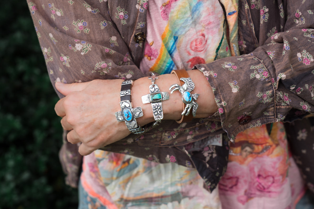 Faith Lights The Way Turquoise Bracelet