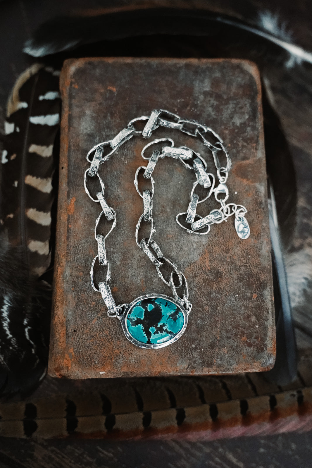 Treasure Life  Necklace- Cloud Mountain Turquoise