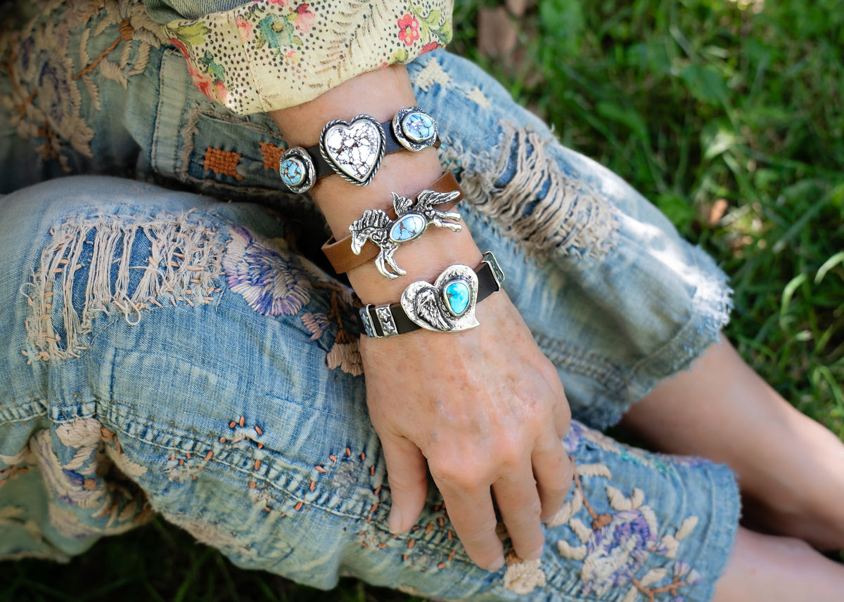 Let My Heart Be My Wings Nomad Bracelet