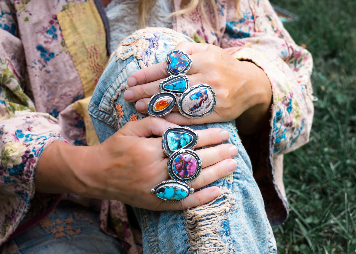 Blue Moon Turquoise Ring - Adjusted to your Size