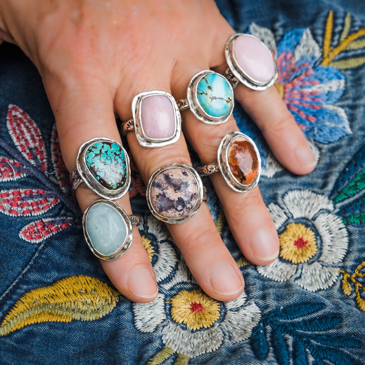 Bubble  Gum Ring- Aubergine Cantera Opal Ring - Size 8.5