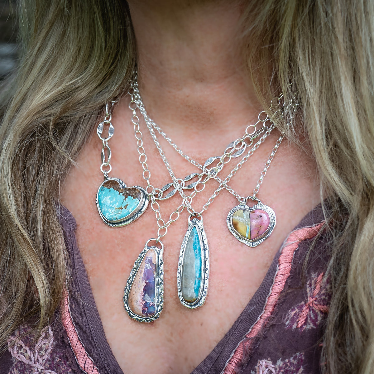 Dream Chaser Lavender Cantera Opal Necklace