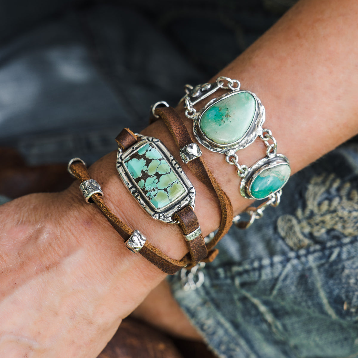 Watercolor Dreams Turquoise Bracelet
