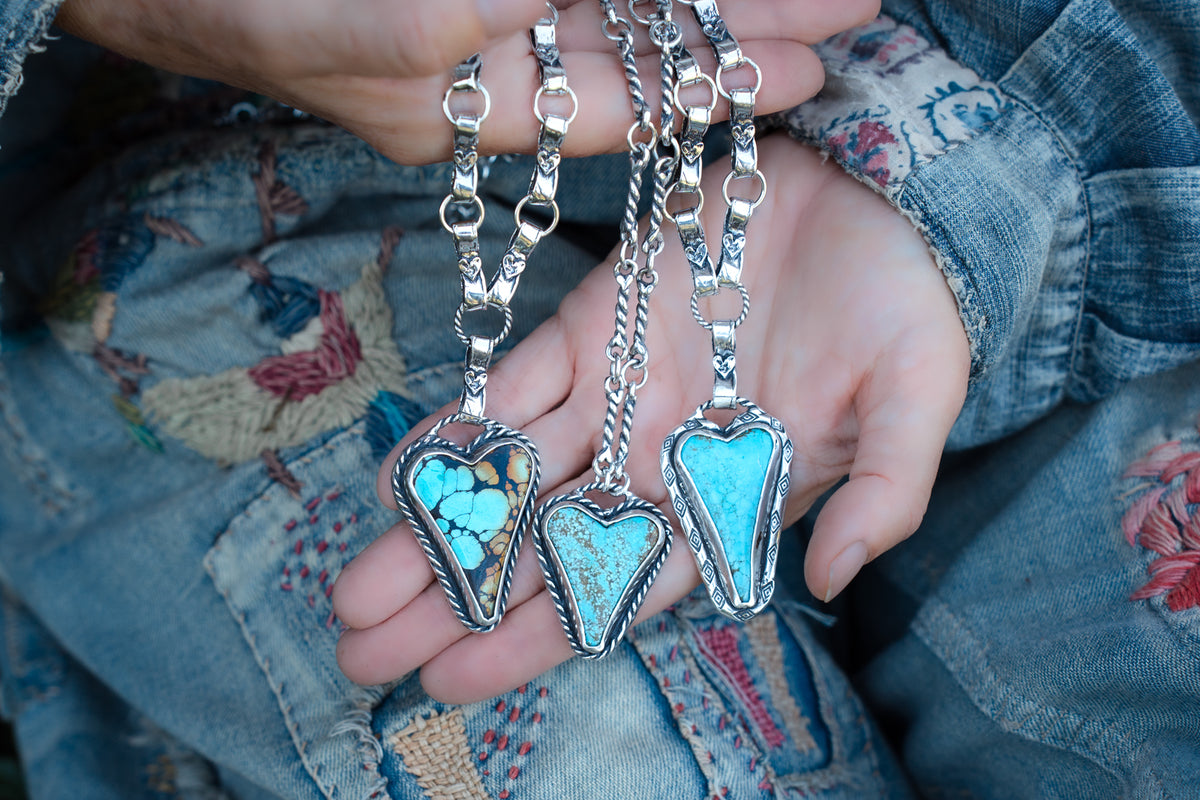 Live Brave Turquoise Necklace