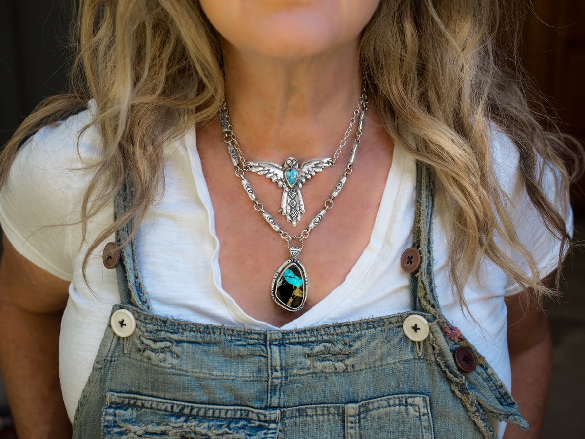 Thunderbird Turquoise Necklace