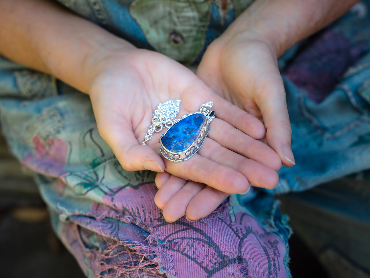 Light Seeker Australian Opal Necklace- please read-reduced