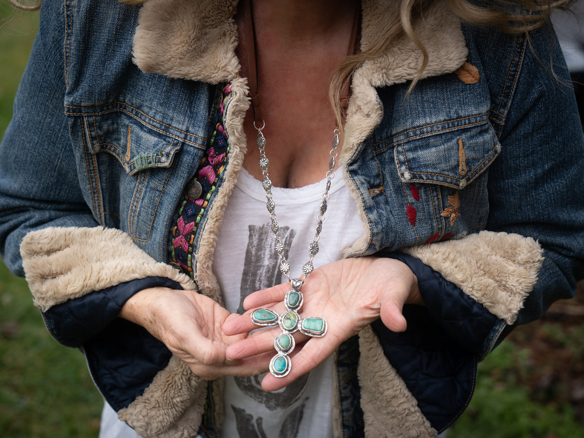 Sunrise Prayer Rosary Turquoise Necklace