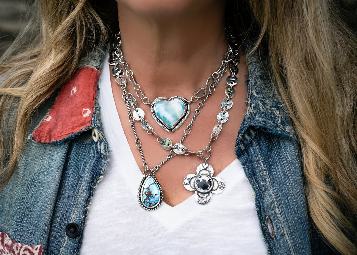 Faith and Grace White Buffalo Necklace