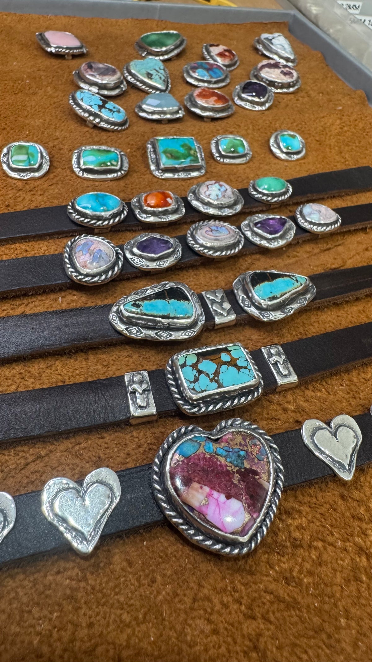 CUSTOM for APRIL- Amethyst and Cantera Opal Bracelet