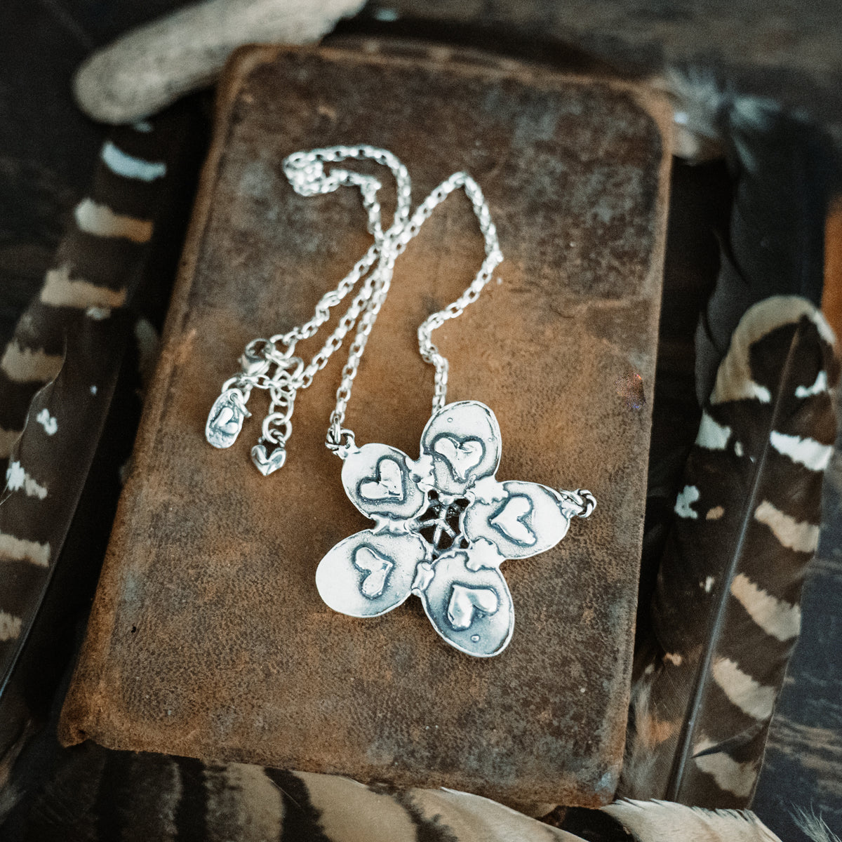 Flower Power Fire Opal Necklace
