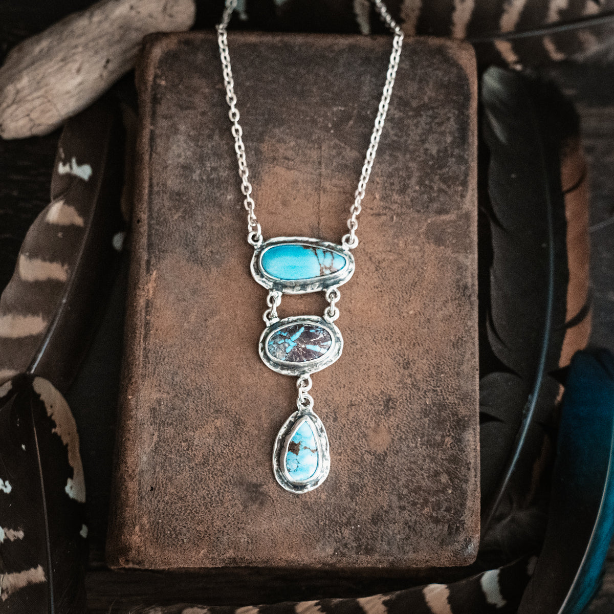 Stepping Stone Turquoise Necklace