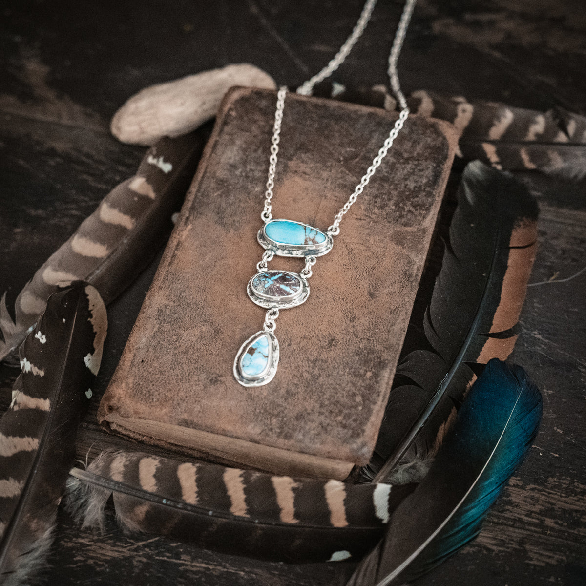 Stepping Stone Turquoise Necklace