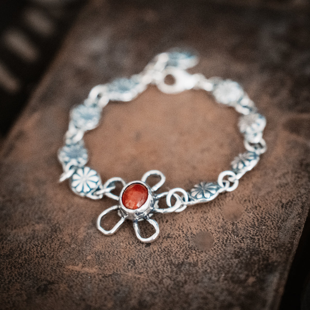 Sun Rae Fire Opal Bracelet
