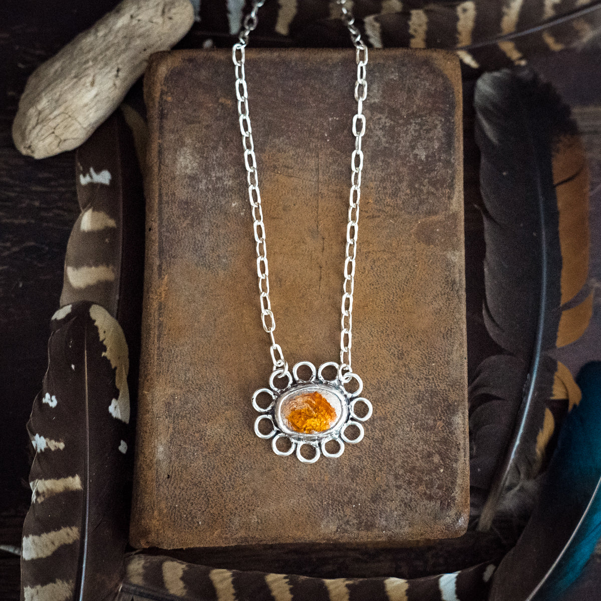 Sundrop Fire Opal Necklace