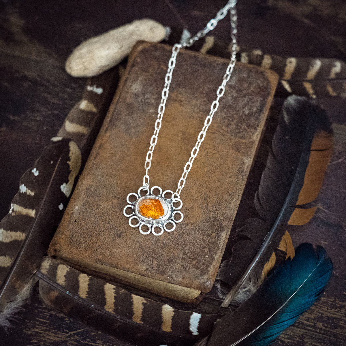 Sundrop Fire Opal Necklace