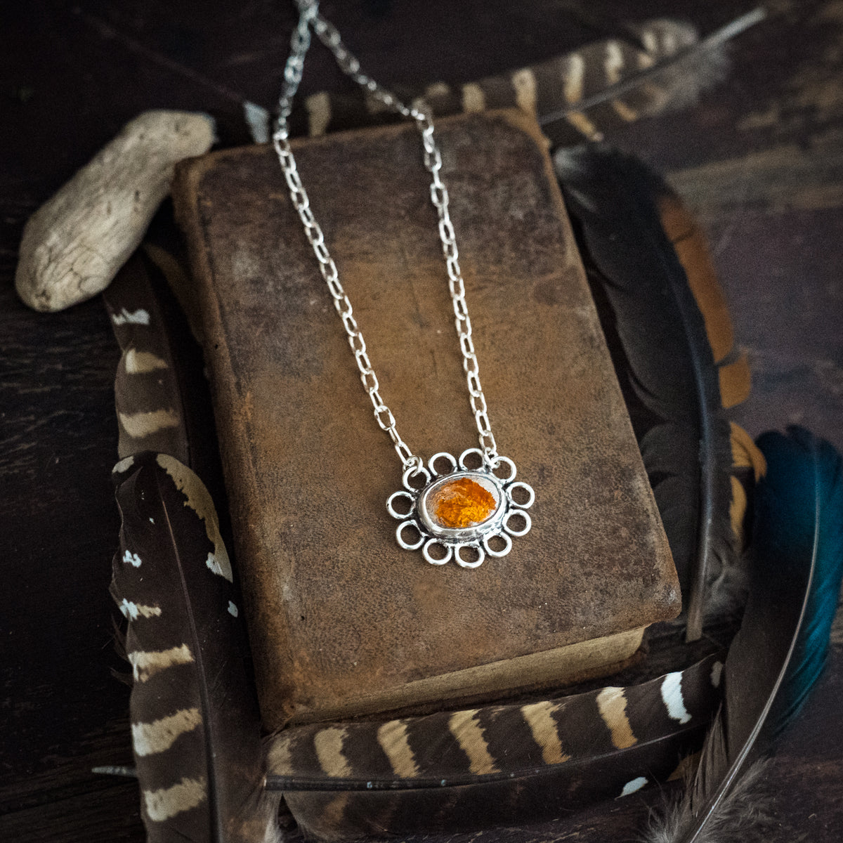 Sundrop Fire Opal Necklace