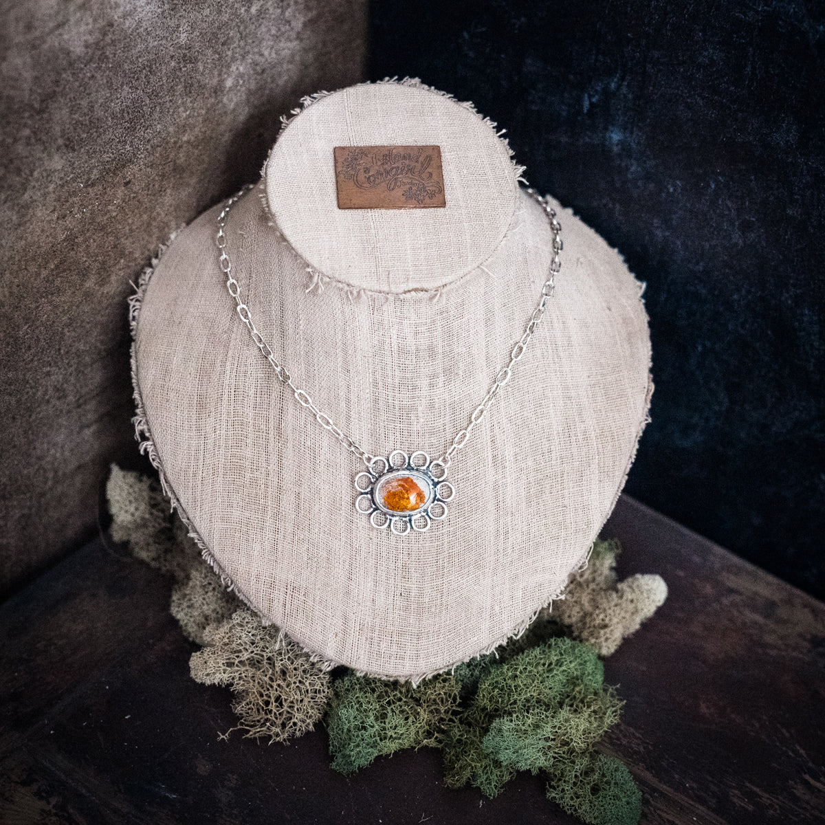 Sundrop Fire Opal Necklace