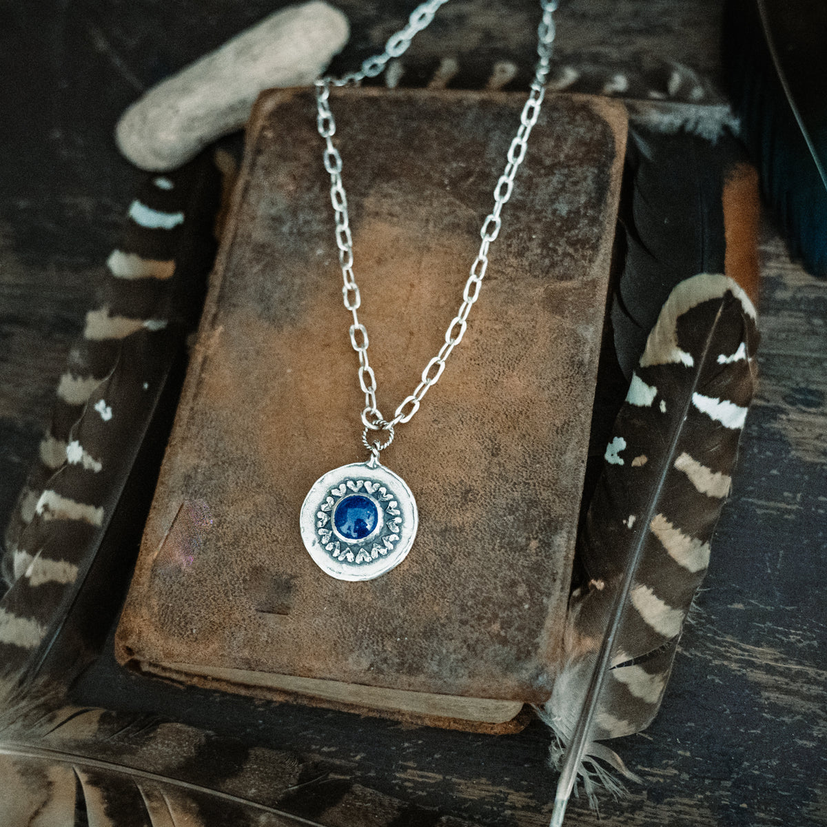 A Thousand Hearts Blue Sapphire Necklace