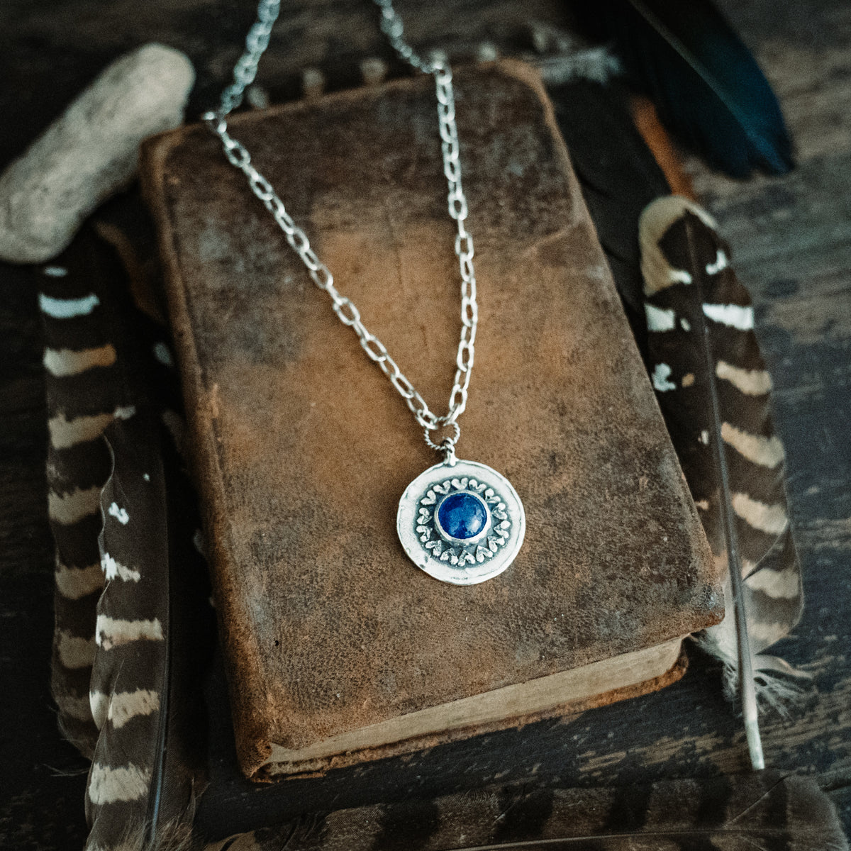 A Thousand Hearts Blue Sapphire Necklace