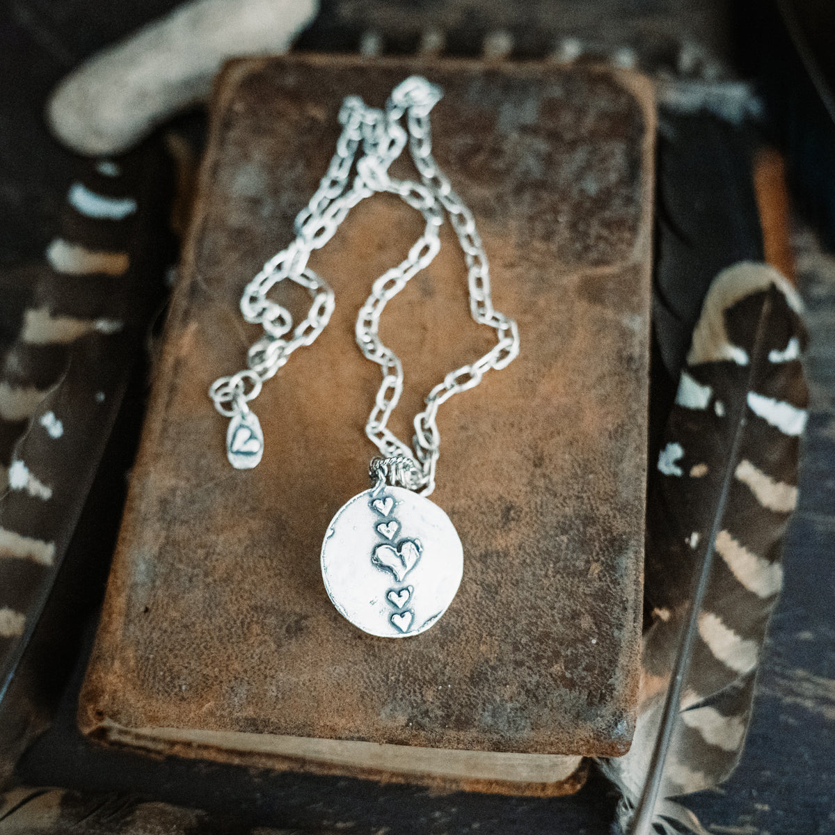 A Thousand Hearts Blue Sapphire Necklace