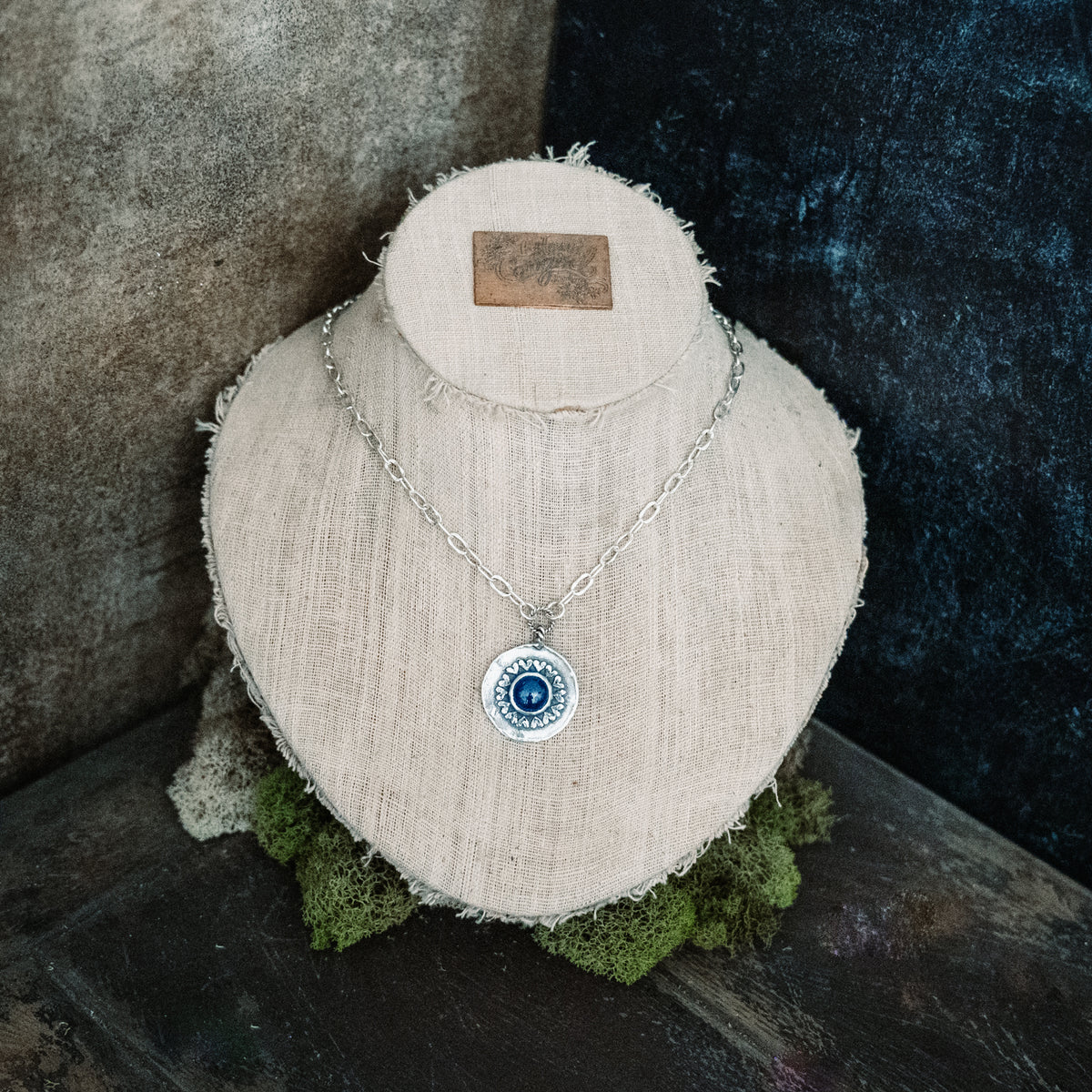 A Thousand Hearts Blue Sapphire Necklace