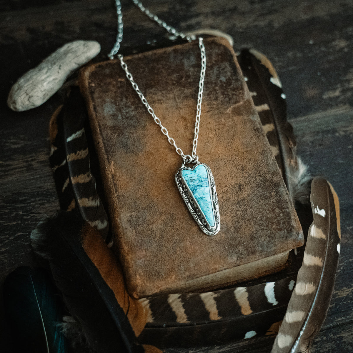 All of My Love Turquoise Heart Necklace
