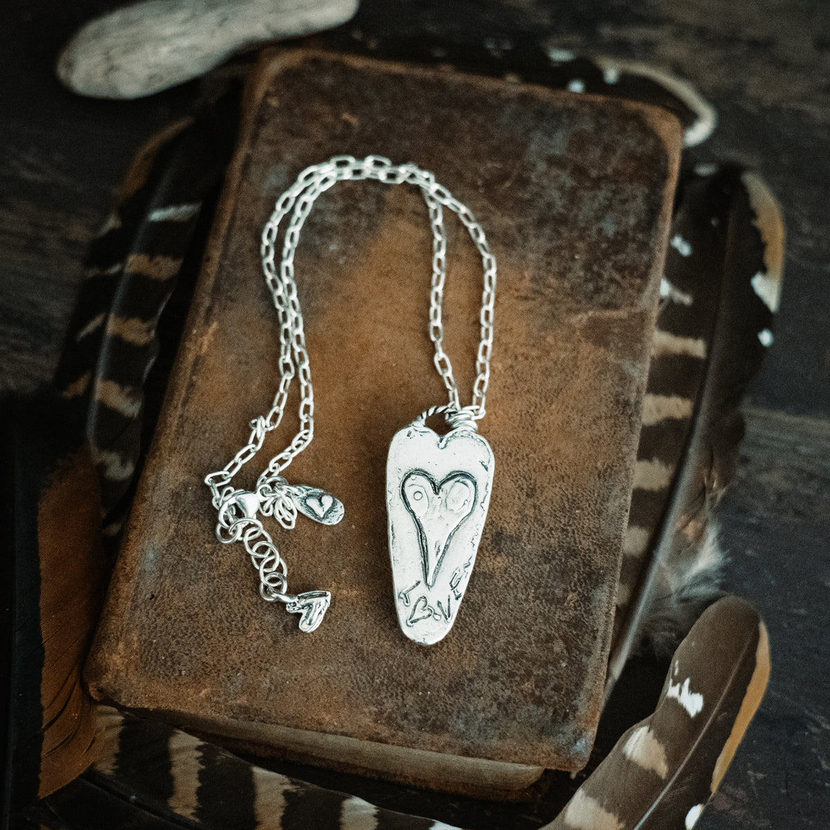All of My Love Turquoise Heart Necklace