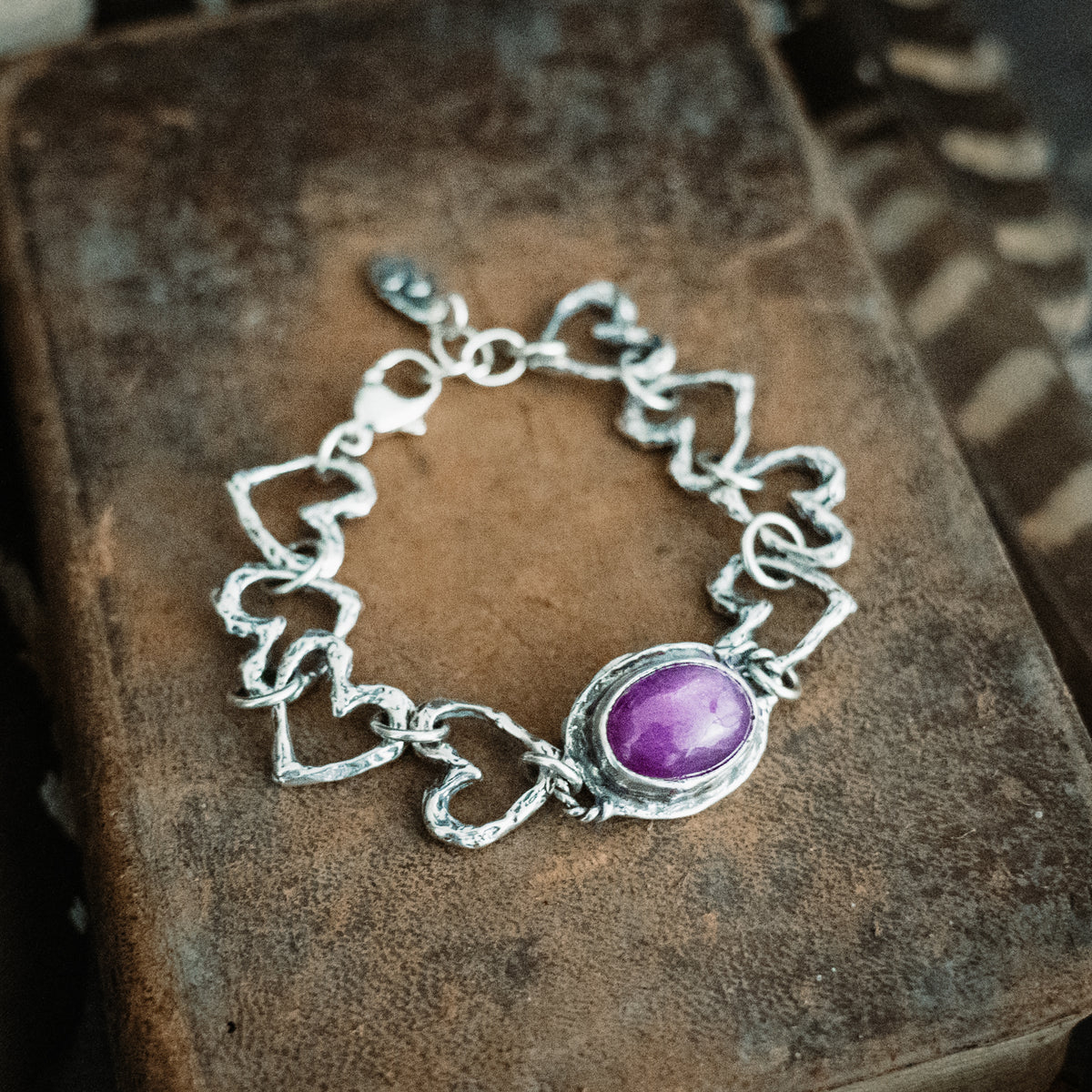 All of my Heart Pink Sapphire Bracelet