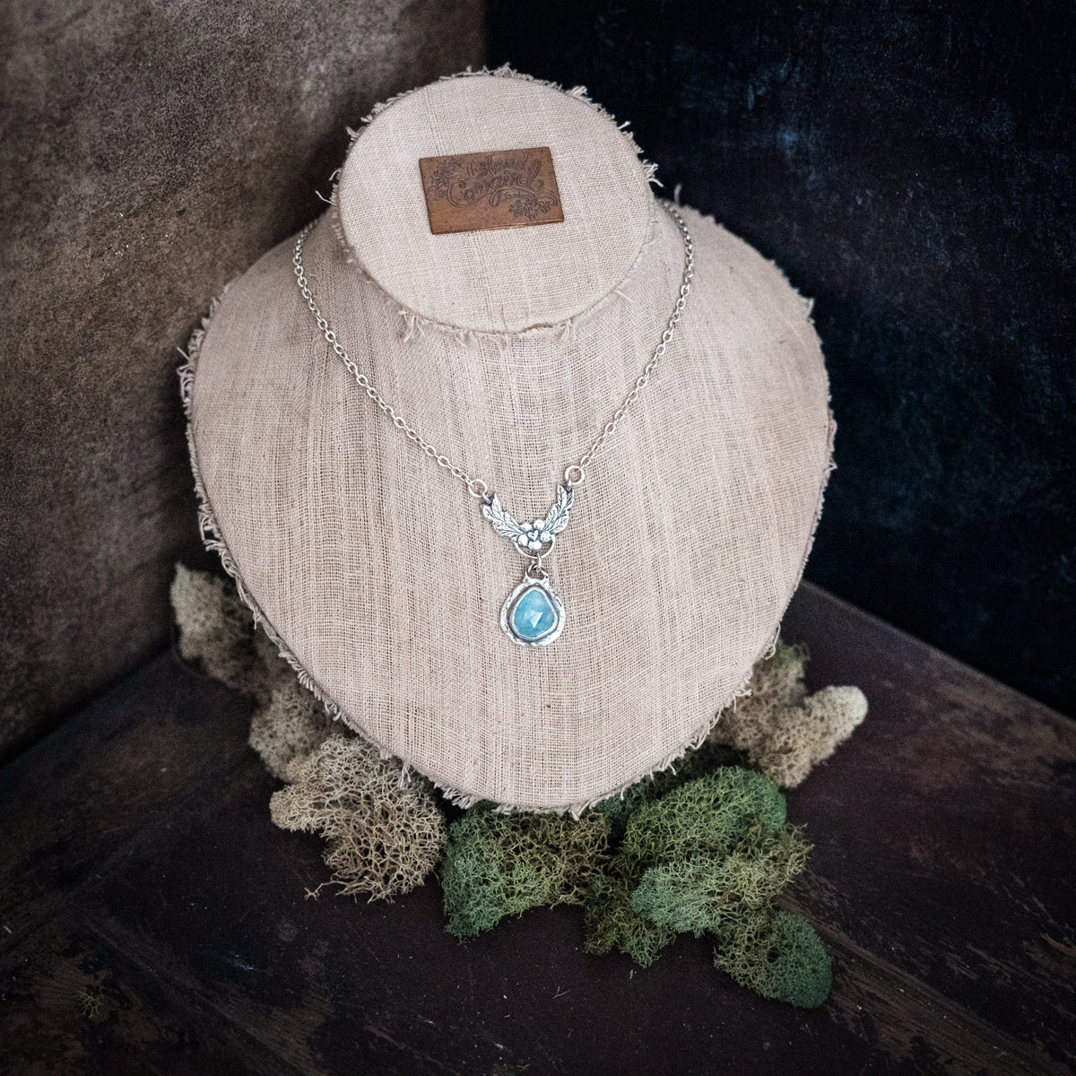 Always Bloom Aquamarine Necklace