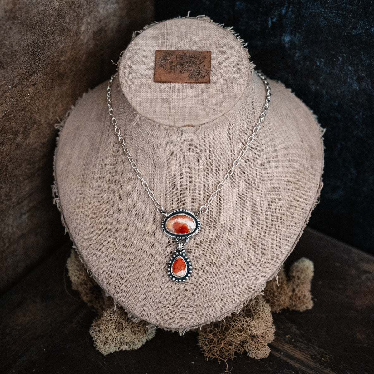 Be Strong Fire Opal Necklace