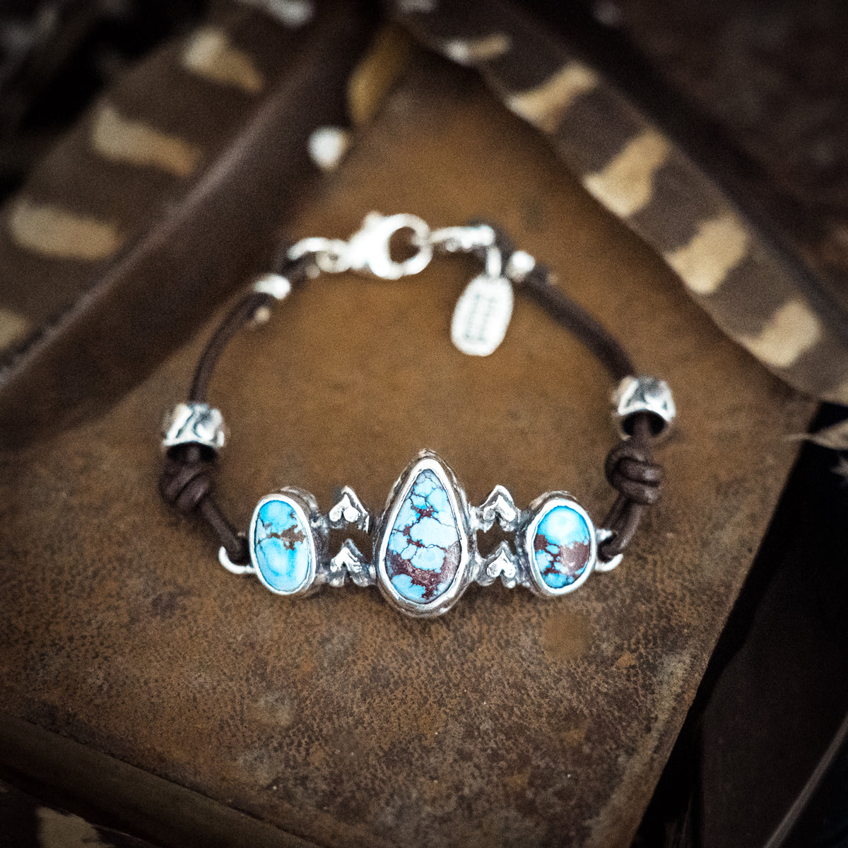 Big Sky Golden Lavender Turquoise Bracelet
