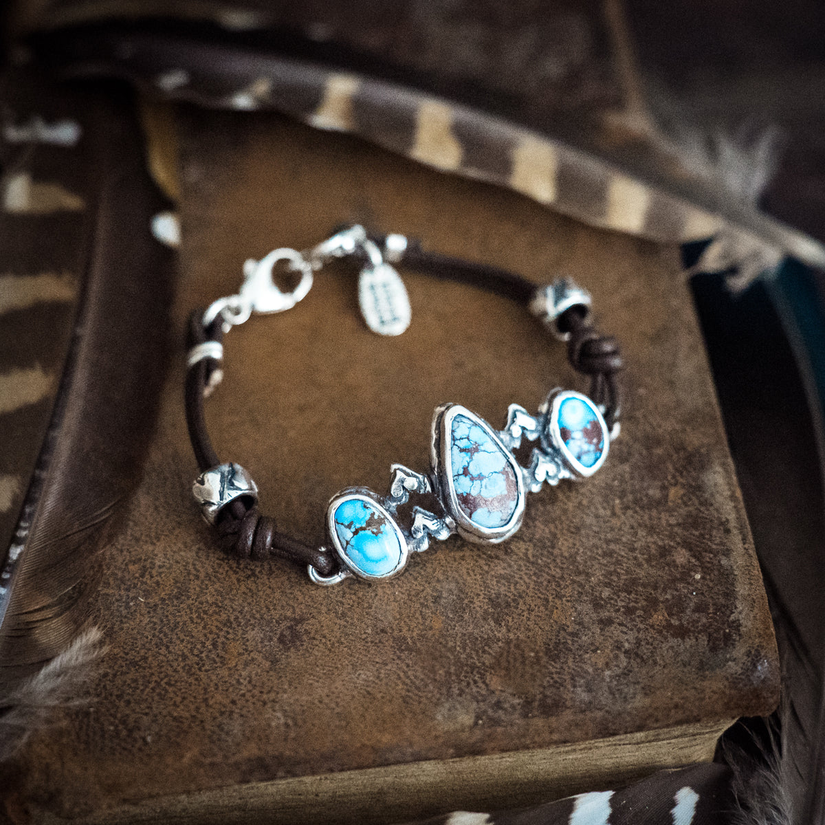 Big Sky Golden Lavender Turquoise Bracelet