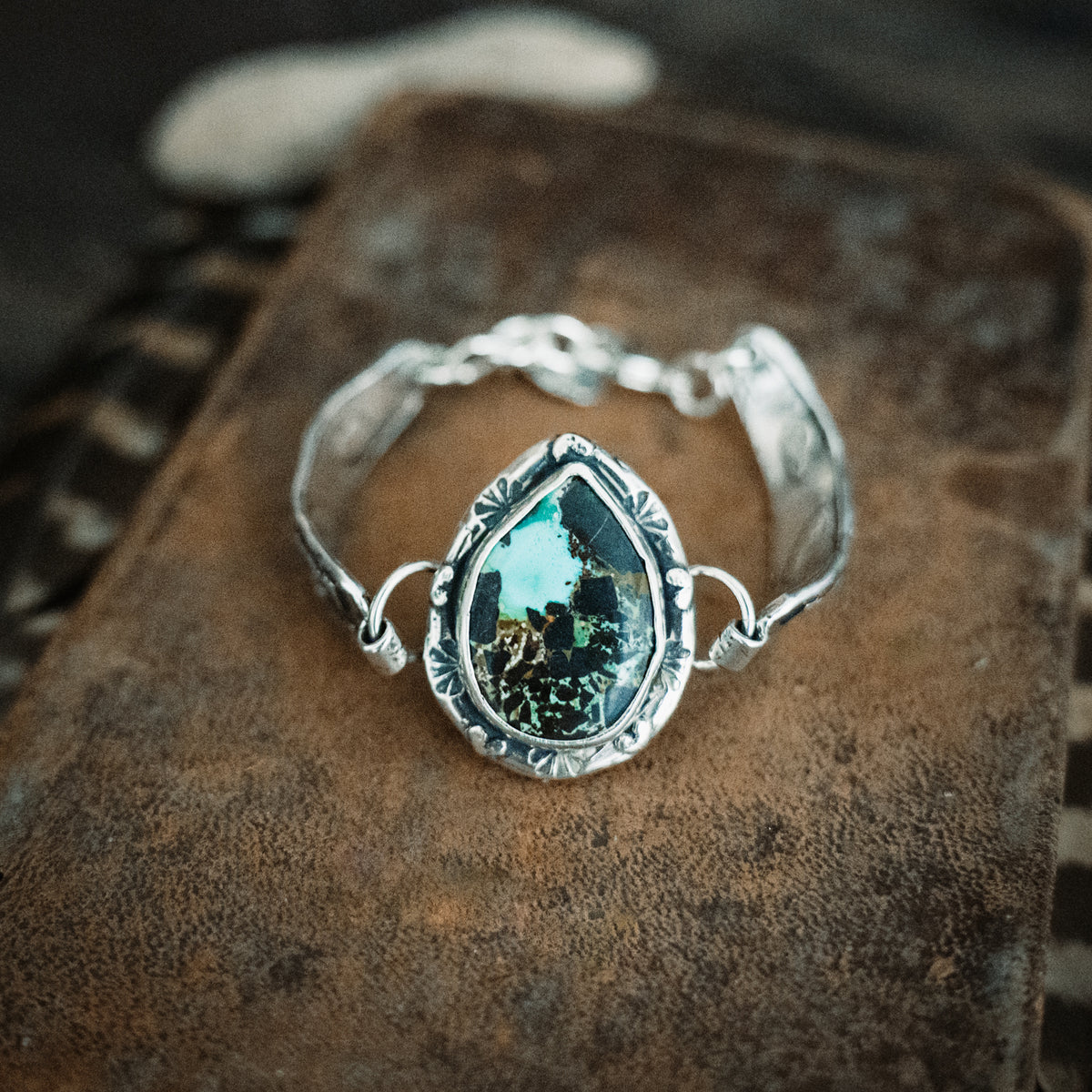 Black Jack Turquoise Bracelet