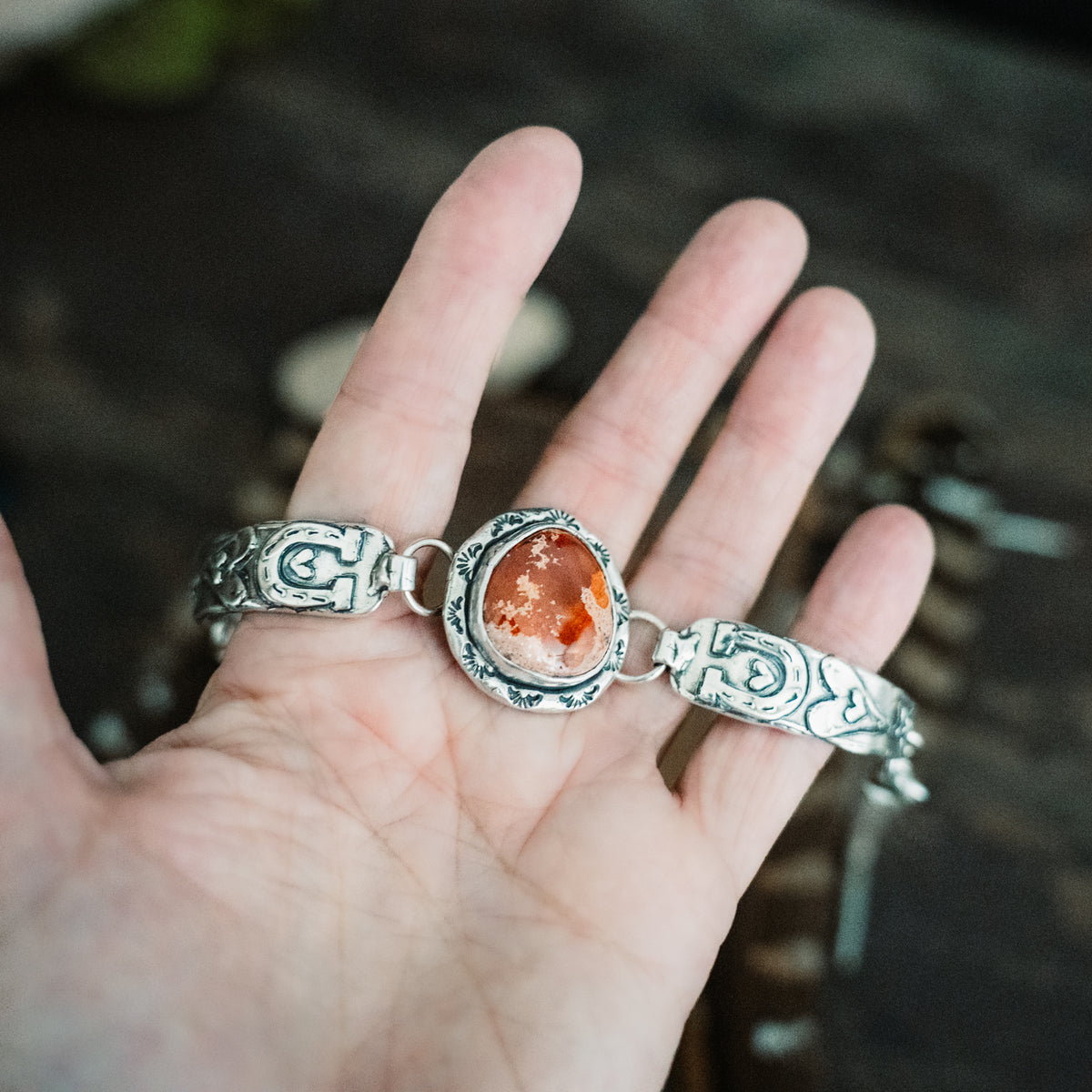 Blaze Fire Opal Bracelet