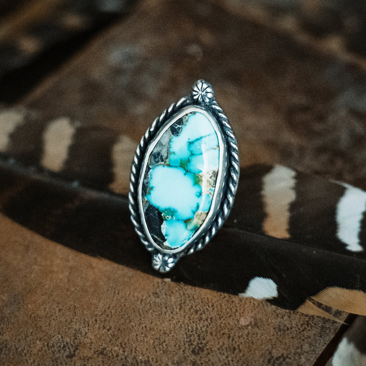 Blue Moon Turquoise Ring - Adjusted to your Size