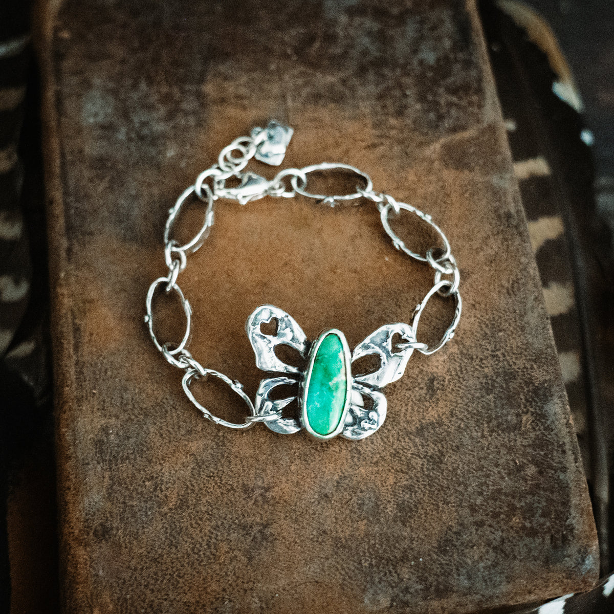 Fly High Butterfly Turquoise Bracelet
