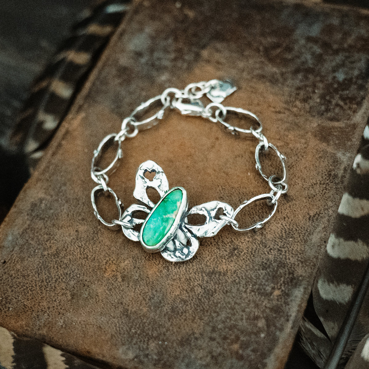 Fly High Butterfly Turquoise Bracelet