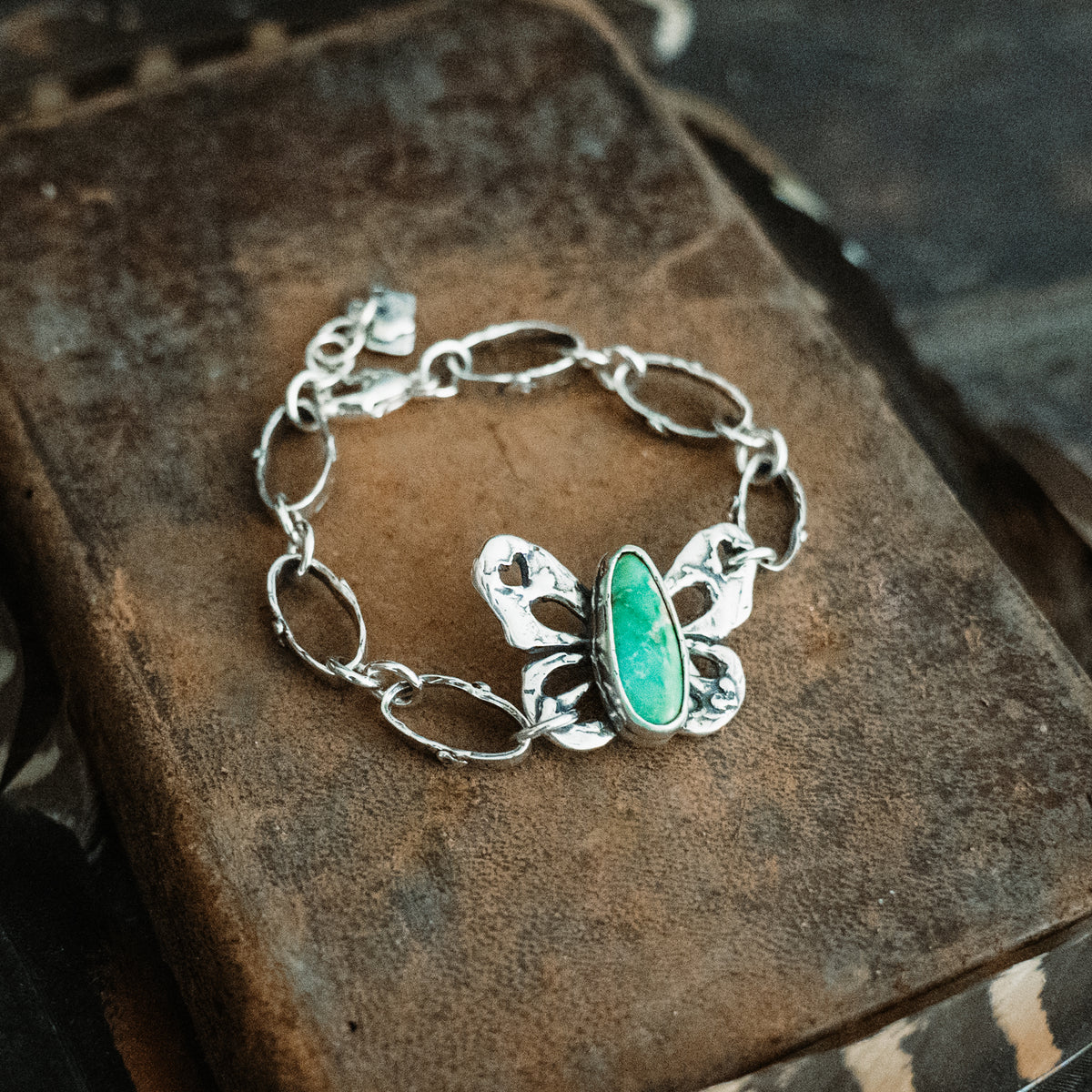 Fly High Butterfly Turquoise Bracelet