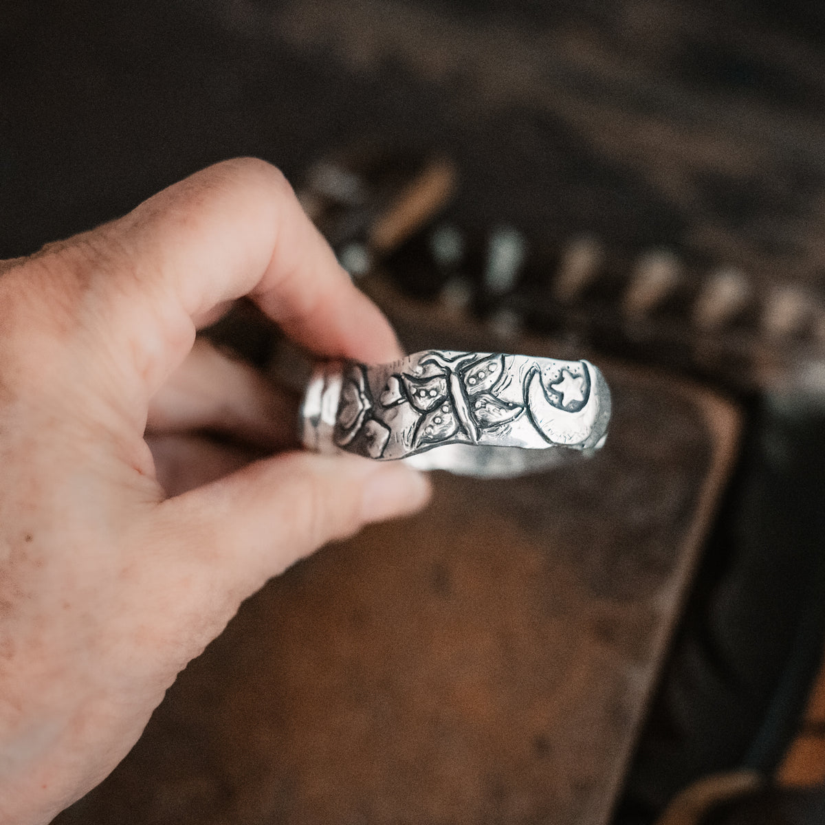 Celebrate Life Cloud Mountain Turquoise Cuff