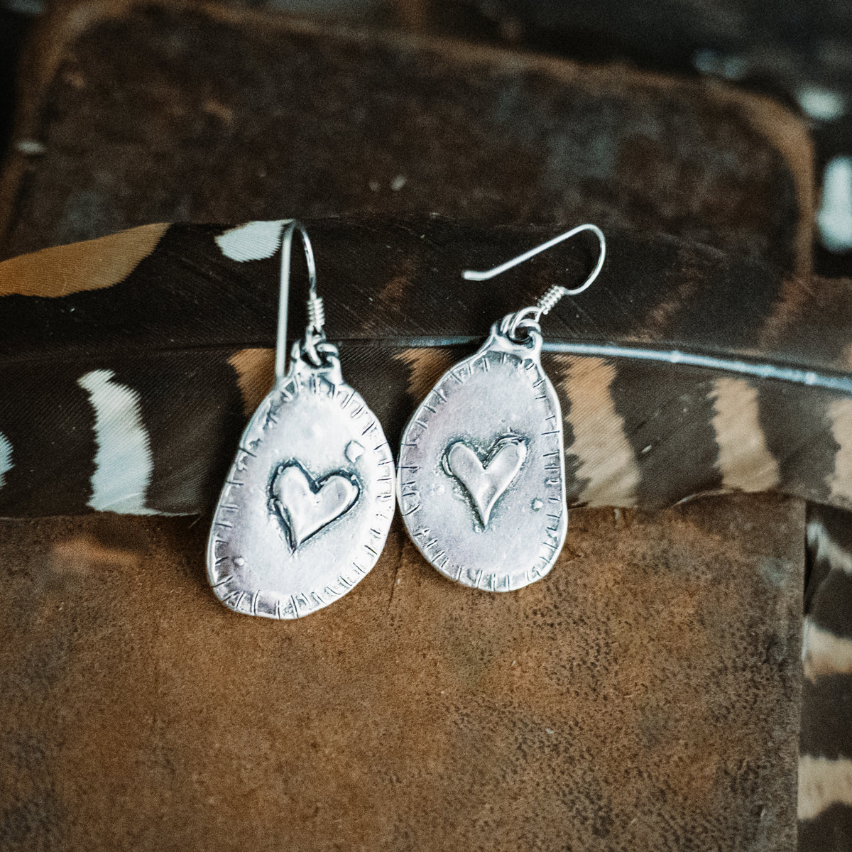 Mystic Lake Mountain Turquoise Earrings