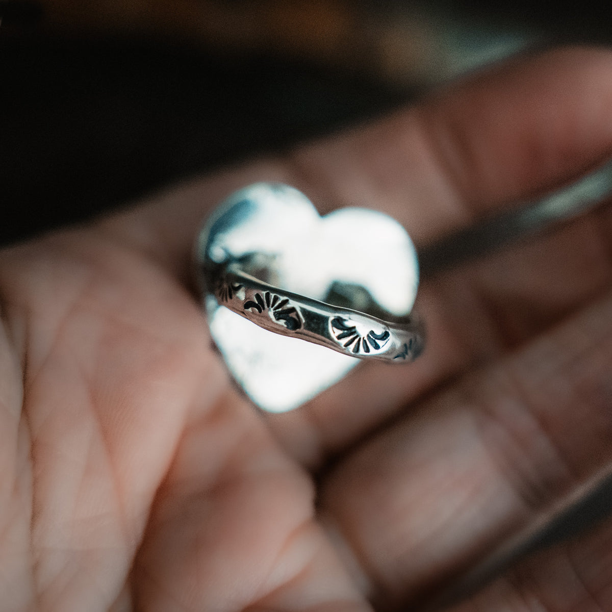 Confetti Heart Ring - Size 7.75