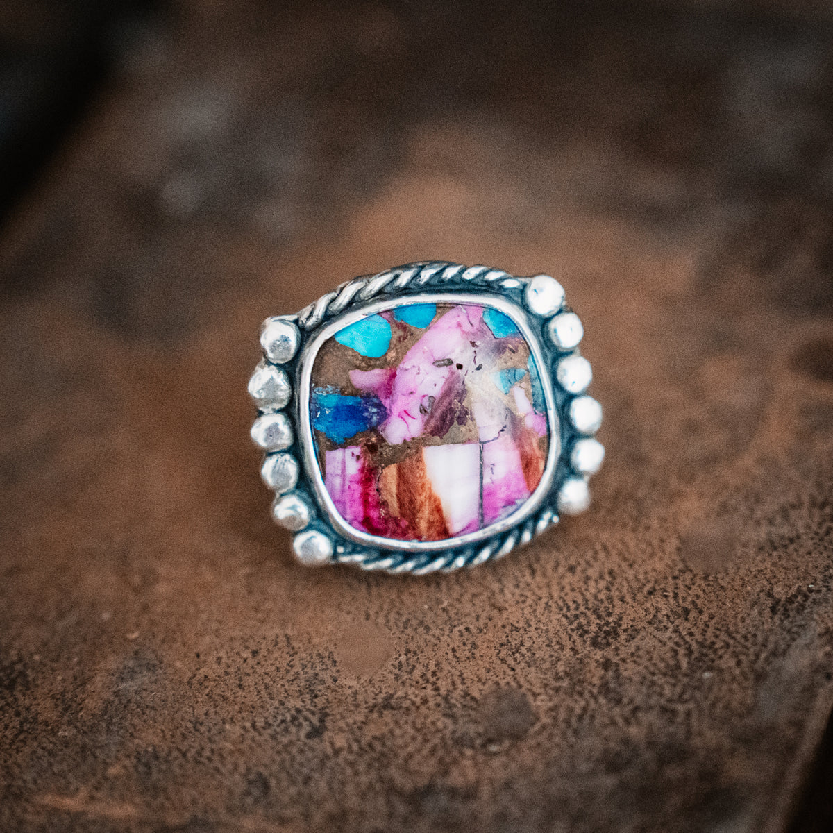 Kingman Confetti Ring -adjusted to your size